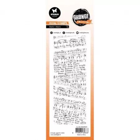 Tampon - Music sheet - Grunge Christmas - Studio Light