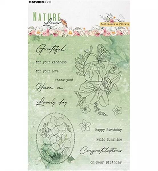 Tampon - Nature Lover - Sentiments & florals