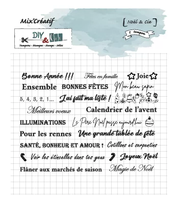 Tampon - Noël et Cie - DIY&Cie