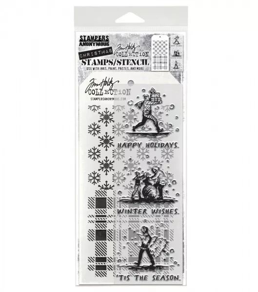 Tampon & pochoir - Holiday Sketchbook - Tim Holtz