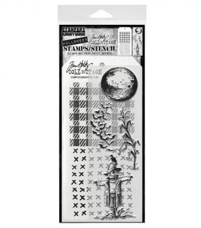 Tampon & pochoir - The Scarecrow - Tim Holtz