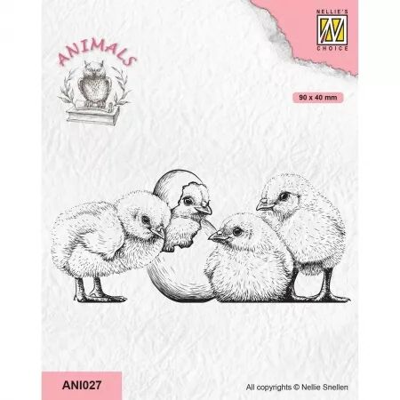 Tampon - Poussins et oeuf - Nellie\'s Choice
