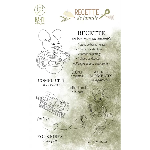 Tampon - Recette De Famille - La main � la p�te - HA-PI Little Fox