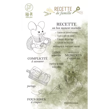 Tampon - Recette De Famille - La main &agrave; la p&acirc;te - HA-PI Little Fox