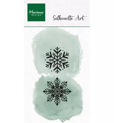 Tampon - Silhouette Art - Cristaux de glace - Marianne Design