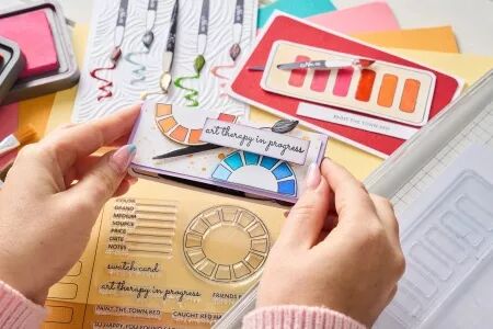 Tampon - Swatch Cards - Roue chromatique & nuancier - Sizzix