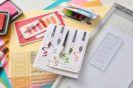 Tampon - Swatch Cards - Roue chromatique & nuancier - Sizzix