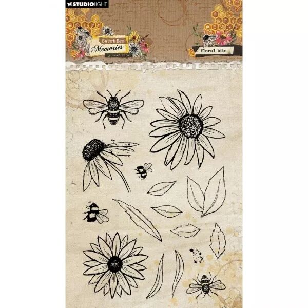 Tampon - Sweet Bee Memories - Floral bits