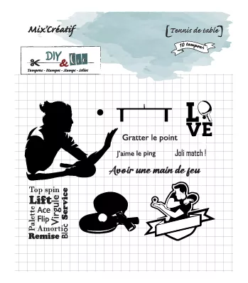 Tampon - Tennis de table - DIY&Cie