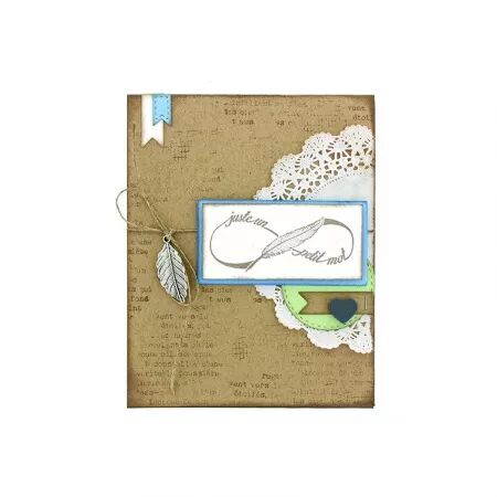 Tampon - Texte grunge - Floril&egrave;ges Design