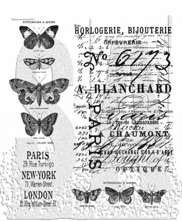 Tampon - Tim Holtz - Papillon