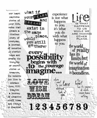 Tampon - Tim Holtz - Stuff to Say