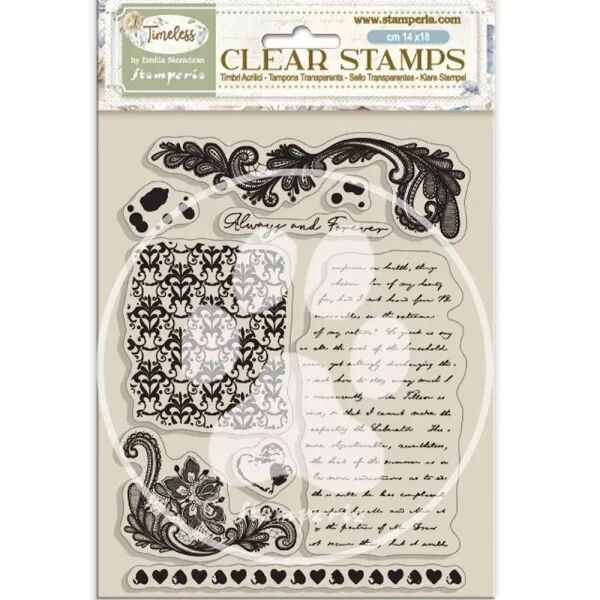 Tampon - Timeless - Backgrounds- Stamperia