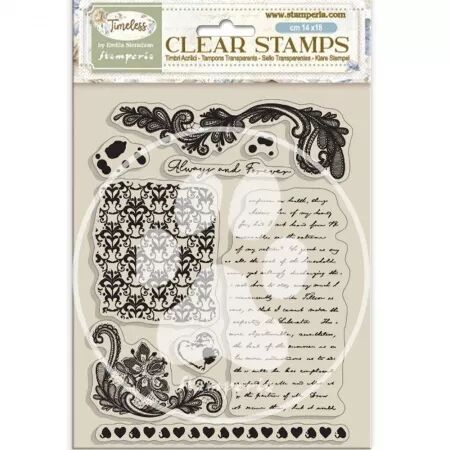 Tampon - Timeless - Backgrounds- Stamperia