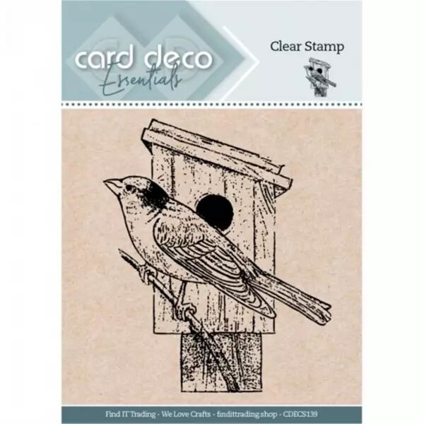 Tampon - Vintage Birds - Birdhouse