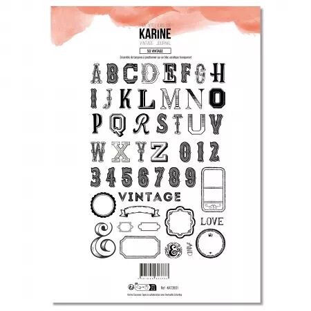 Tampon - Vintage Journal - So vintage  - Les Ateliers de Karine
