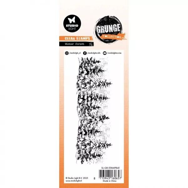 Tampon - Winter forest - Grunge Christmas - Studio Light