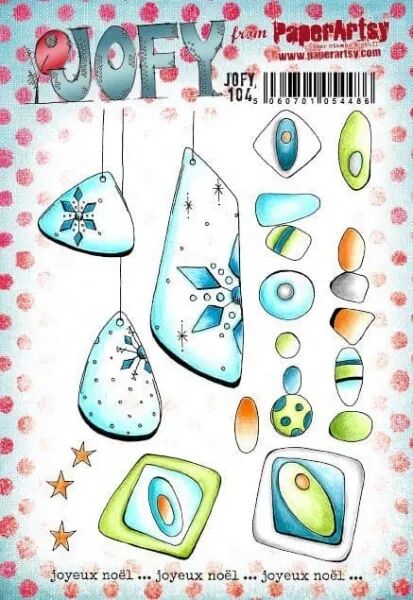 Tampon 104 - Formes g�om�triques - Jofy pour PaperArtsy