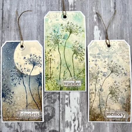 Tampon 42 - Winter Grasses Edition - Alison Bomber pour Eclectica PaperArtsy