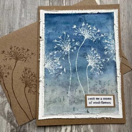 Tampon 42 - Winter Grasses Edition - Alison Bomber pour Eclectica PaperArtsy
