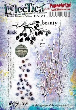 Tampon 54 - Branches tordues - Alison Bomber pour Eclectica PaperArtsy