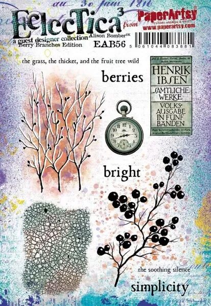 Tampon 56 - Berries - Alison Bomber pour Eclectica PaperArtsy