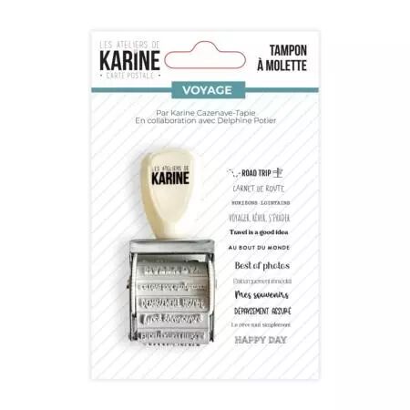Tampon � molette - Carte Postale - Voyage
