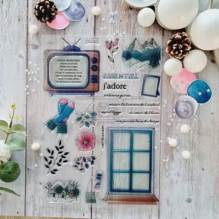 Tampon A4 - Altitude - Esprit Hygge - Chou Flowers