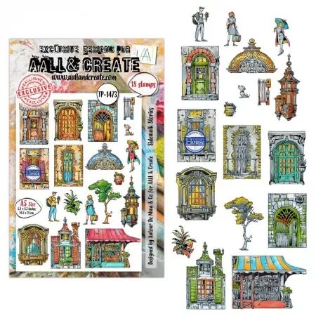 Tampon A5 - 1473 - Sidewalk Stories - AALL and Create