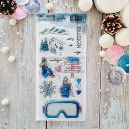 Tampon A5 - Altitude - Passion ski - Chou Flowers