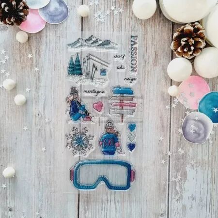 Tampon A5 - Altitude - Passion ski - Chou Flowers