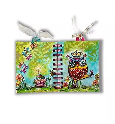 Tampon A5 - An owl party - Art by Marlene