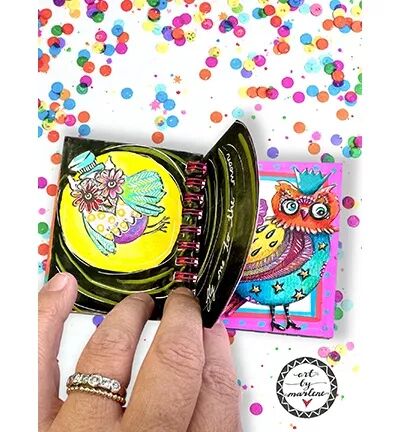 Tampon A5 - An owl party - Art by Marlene