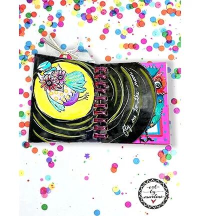 Tampon A5 - An owl party - Art by Marlene