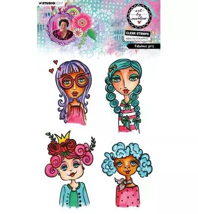 Tampon A5 - Fabulous girls - Art by Marlene