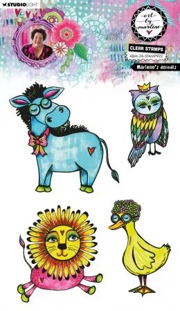 Tampon A5 - Marlene\'s  animals - Art by Marlene