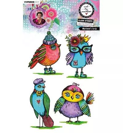 Tampon A5 - Marlene\'s Birds - Art by Marlene