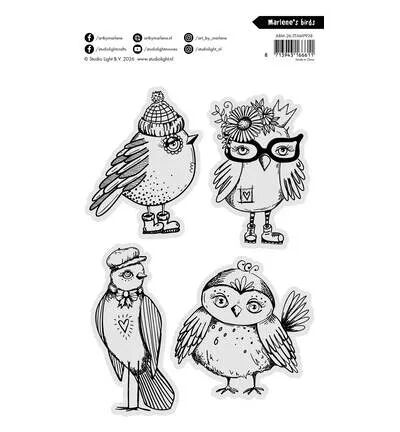 Tampon A5 - Marlene\'s Birds - Art by Marlene