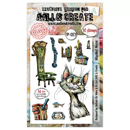 Tampon A6 - #1272 - Mischief Meow - AALL & Create
