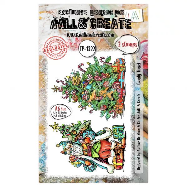 Tampon A6 - #1322 -  Candy Tinsel - AALL & Create