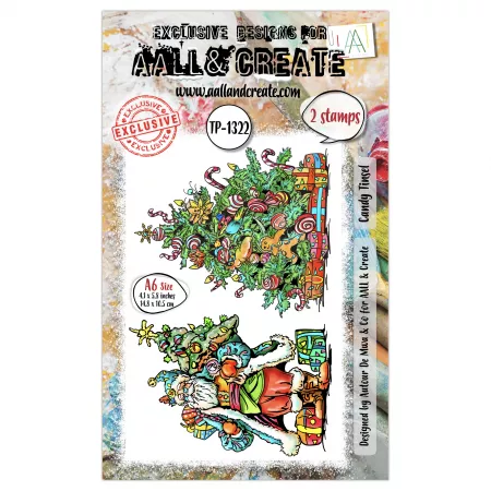 Tampon A6 - #1322 -  Candy Tinsel - AALL & Create