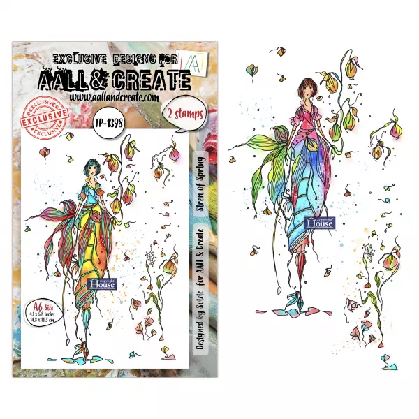 Tampon A6 - #1398 - Siren of spring - AALL & Create