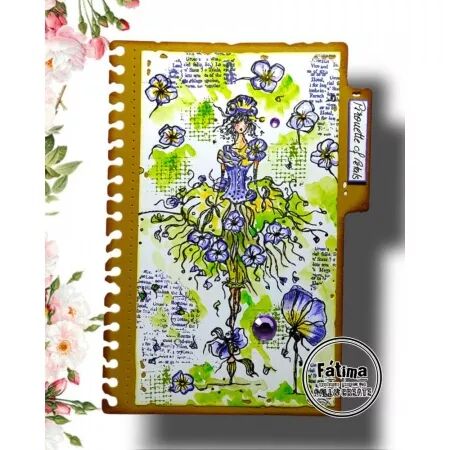 Tampon A6 - #1400 - Pirouette of petlas - AALL & Create