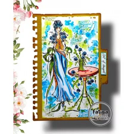 Tampon A6 - #1401 - Art of bouquet - AALL & Create