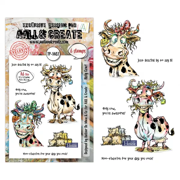 Tampon A6 - #1407 - holy cow - AALL & Create