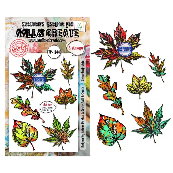 Tampon A6 - 1344 - Unbe-leaf-able - AALL and Create