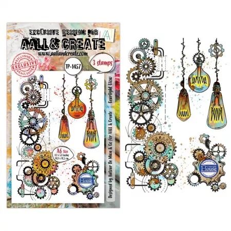 Tampon A6 - 1457 - Gearlight Glow - AALL and Create