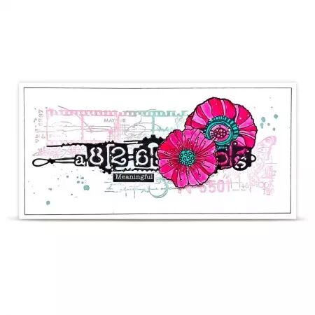 Tampon A6 - 1478 - Graphic Coquelicots - AALL and Create
