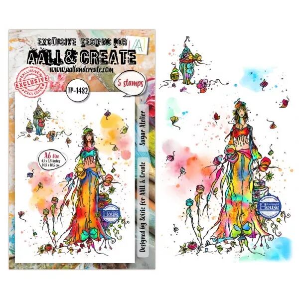 Tampon A6 - 1482 - Sugar Atelier - AALL and Create