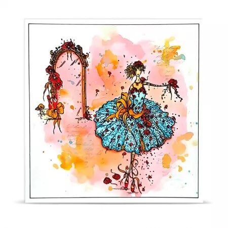 Tampon A6 - 1483 - Rose Ballet - AALL and Create